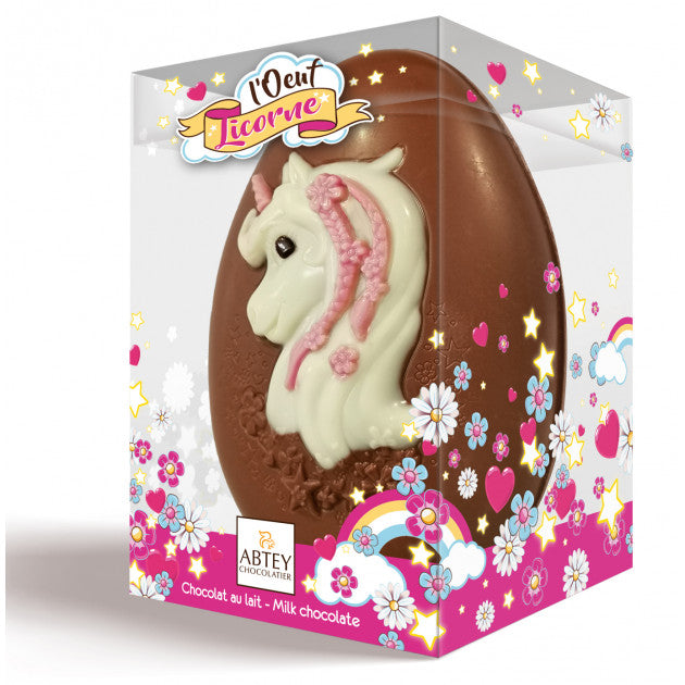 ABTEY Œuf Licorne Chocolat au Lait 120g