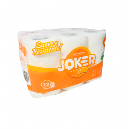 JOKER Papier Hygiénique Double Épaisseur Lot de 12 Rouleaux