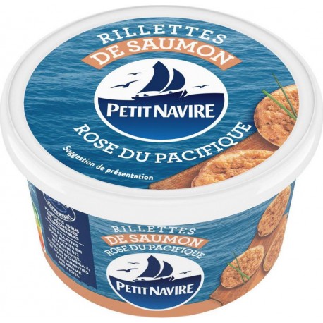 PETIT NAVIRE Rillettes de Saumon Nature 125g