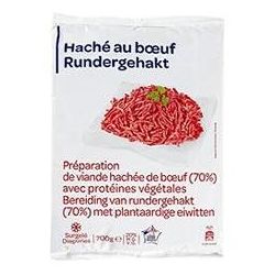 PP BLANC Haché au Boeuf 70% Viande 20% MG 700 g