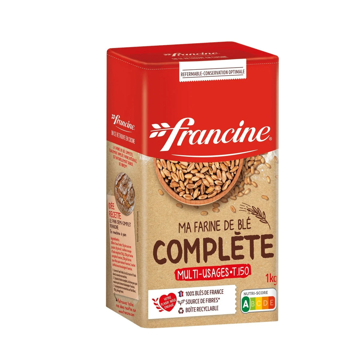 FRANCINE Farine Complète 1kg