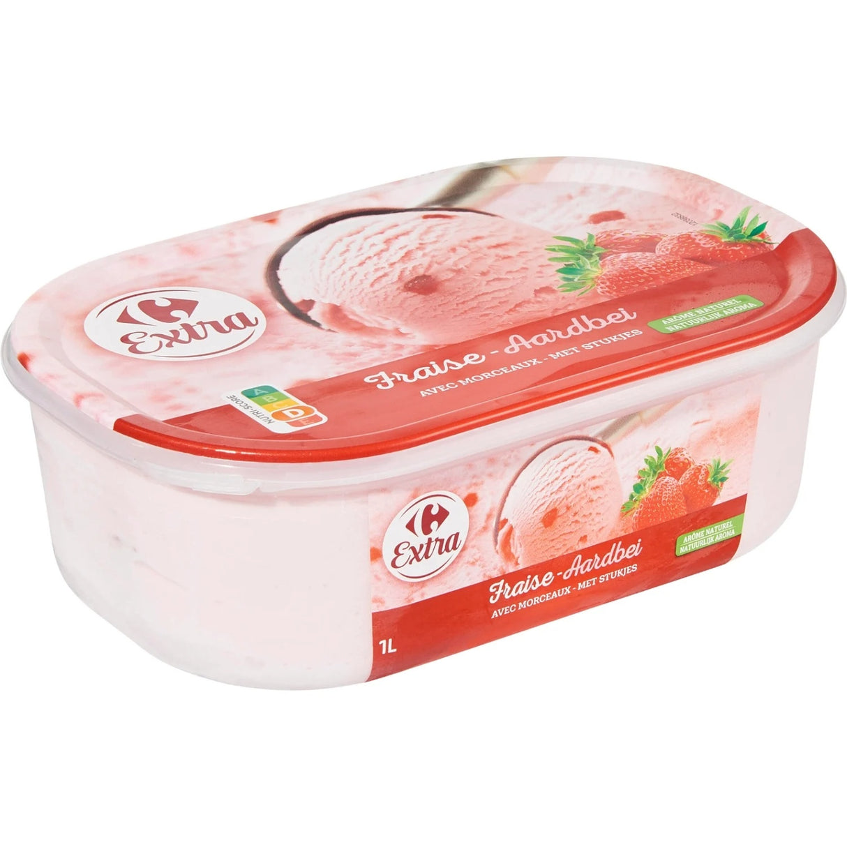 CARREFOUR Crème Glacée Fraise 500 g