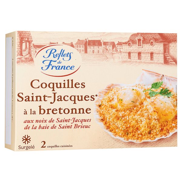 REFLETS DE FRANCE Coquilles Saint-Jacques Surgelées 2 x 100 g