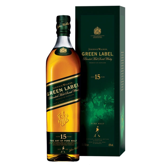 JOHNNIE WALKER Whisky Green Label 15 Ans 75cl