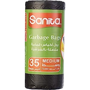 SANITA Sacs Poubelle Medium 30 L Lot de 30