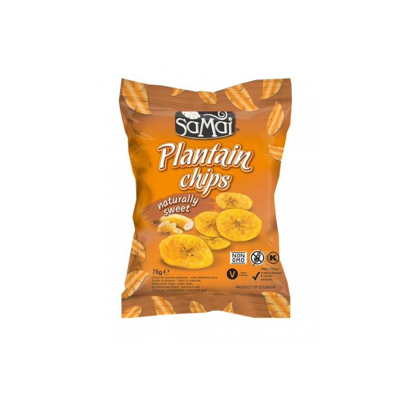 SAMAI Chips de Banane Sucrées 75 g