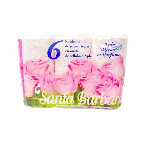 SANTA BARBARA Papier Toilette Lot de 6 Rouleaux