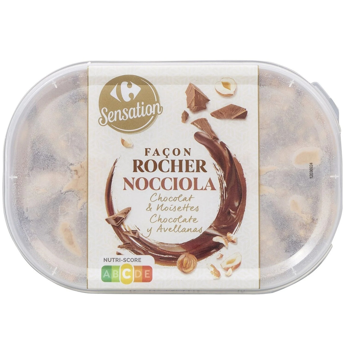 CARREFOUR Crème Glacée Façon Rocher 472 g