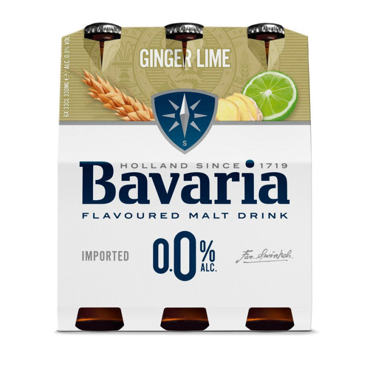 BAVARIA Bière Sans Alcool Gingembre/Citron Vert 330ml