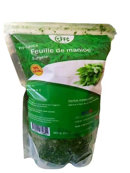 LOCAL Feuilles de Manioc Bouillies Surgelées 1 L