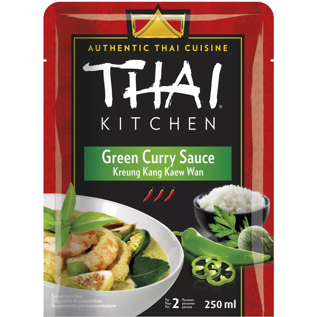 THAI KITCHEN Pâte de Curry Kang Kiewwan Vert 250g