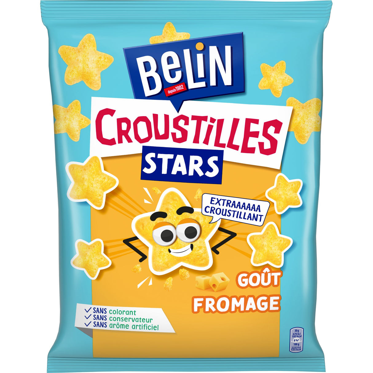 BELIN Croustilles Stars Fromage 90g