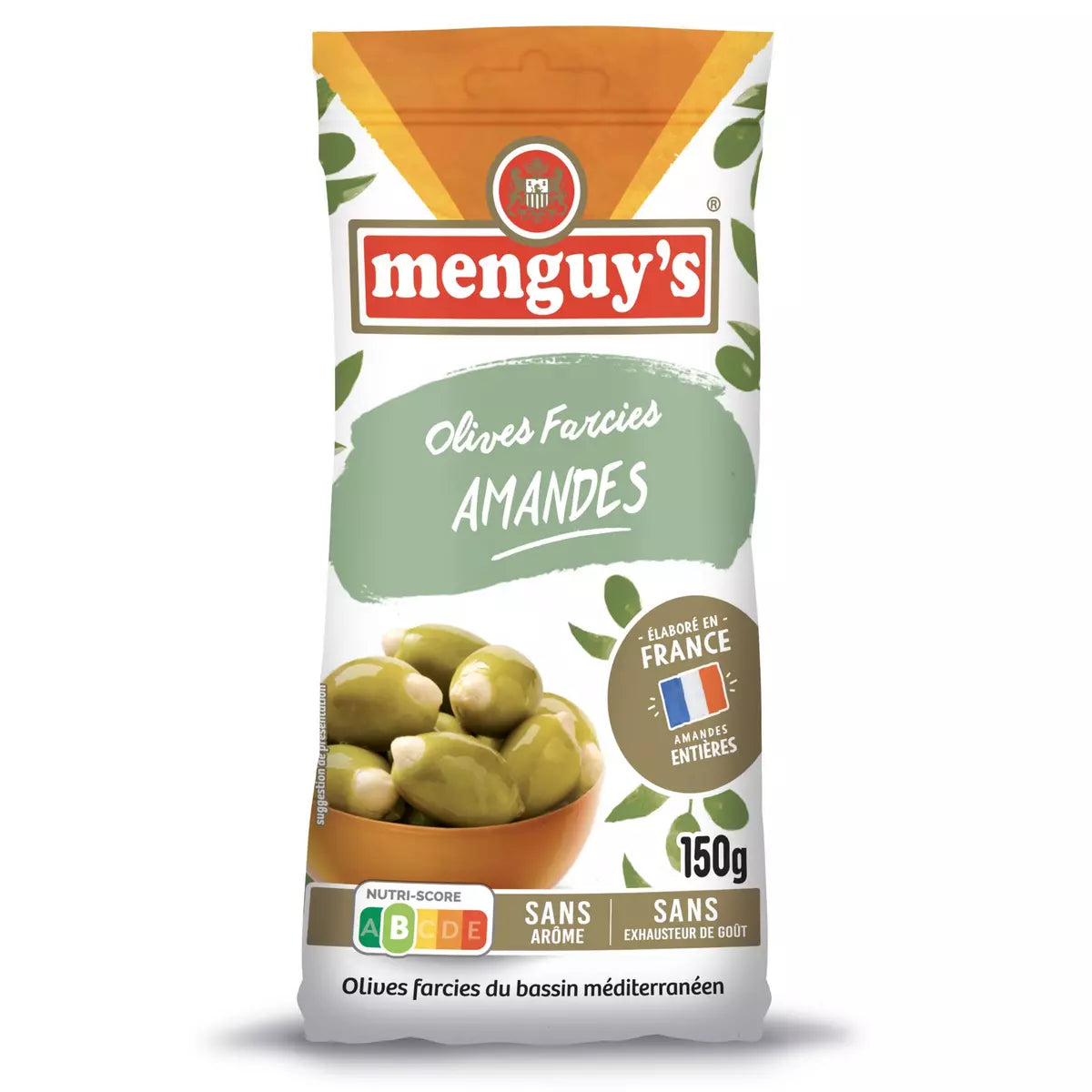 MENGUY'S Olives Farcies aux Amandes 170 g