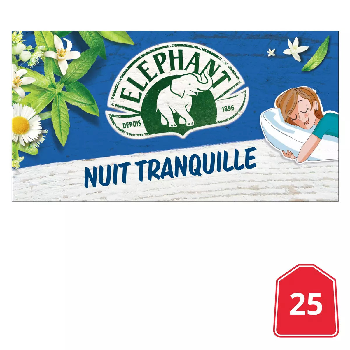 ÉLÉPHANT Infusion Nuit Tranquille 25 Sachets