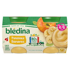 BLÉDINA Compote Pomme Banane 130g Lot de 12