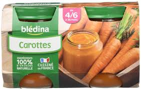 BLÉDINA Purée Carottes 130g Lot de 12