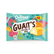 DULCESOL Guait's Gâteau Fourré à la Crème 3 x 45 g