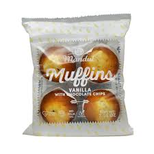 MANDUL Muffins Vanille Pack de 4 200 g