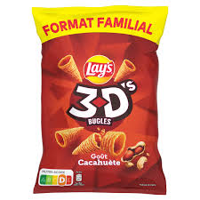 BUGLES 3D's Saveur Cacahuète 150g