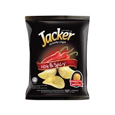 ORIENTAL FOOD Jacker Chips Hot & Spicy 60g