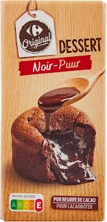 CARREFOUR Chocolat Noir Dessert 52% Cacao 2x200g