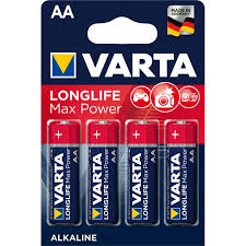 VARTA Piles Alcalines Longlife Max Power AA 1,5V x4