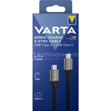 VARTA Câble de Charge USB Type C vers Type C