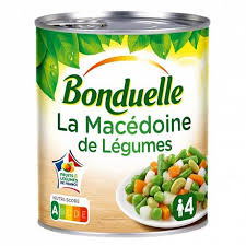 BONDUELLE Macédoine de Légumes Boîte 4/4