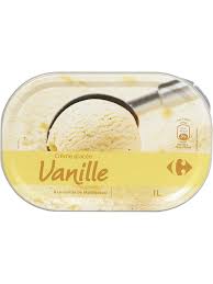 CARREFOUR Barre Glacée Crème Vanille 1L