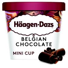 HÄAGEN-DAZS Mini Coupe Belgian Chocolate 24 x 95 ml