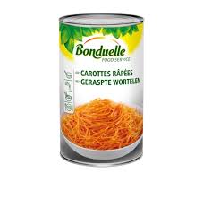 BONDUELLE Carottes Râpées en Bocal 580 ml