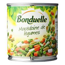 BONDUELLE Macédoine de Légumes Boîte 1/4 200g