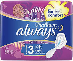 ALWAYS Serviettes Hygiéniques Light Wear Lot de 8