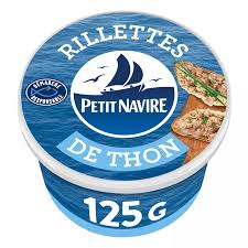 PETIT NAVIRE Rillettes de Thon Nature 125g