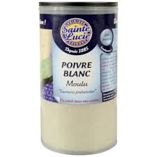 SAINTE LUCIE Poivre Blanc Moulu Étui 100 g