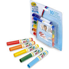 CARREFOUR Mini Feutres de Coloriage Ultralavables Lot de 10