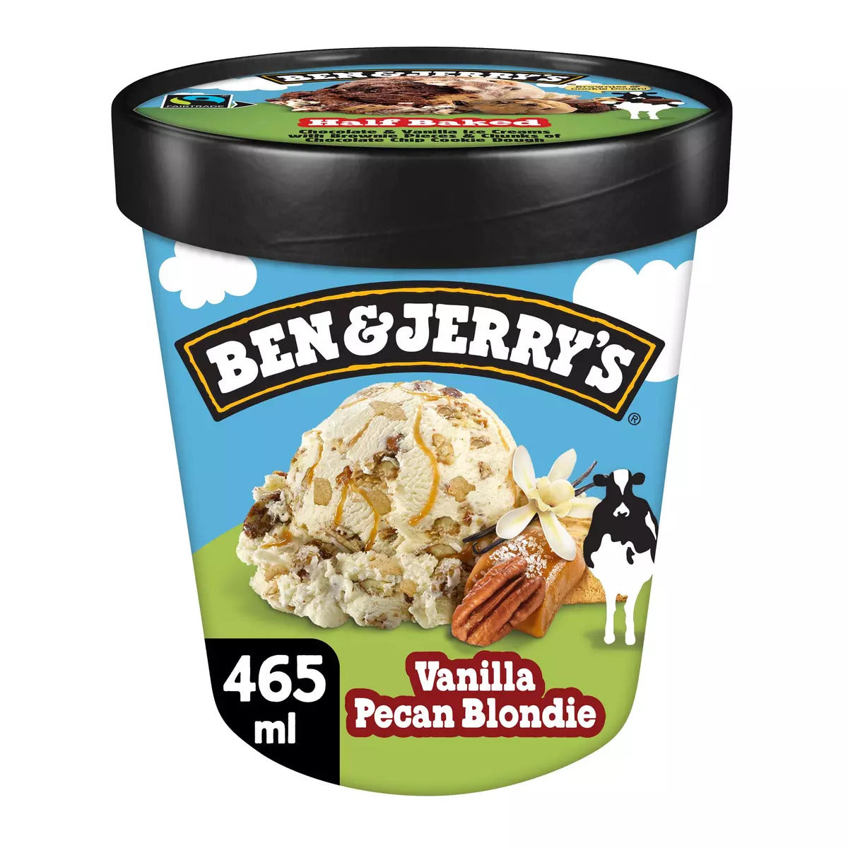 BEN & JERRY'S Crème Glacée Vanille Pécan Blond 414g