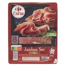 CARREFOUR Jambon Sec Supérieur 8 Tranches 200 g