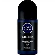 NIVEA Déodorant Bille Deep Black AMA Homme 50 ml