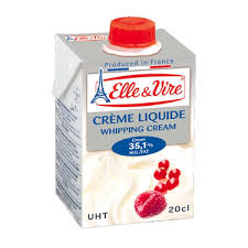 ELLE & VIRE Crème Liquide Pâtissière UHT 20% 200ml