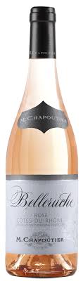 M.CHAPOUTIER Côtes du Rhône Rosé Belleruche 75 cl