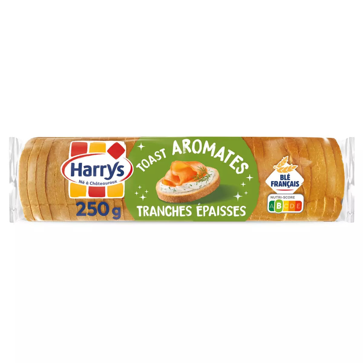 HARRY'S Toast aux Aromates Tranches Épaisses 250g