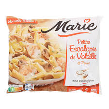 MARIE Escalopes de Volaille à la Crème Surgelées 900 g