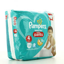 PAMPERS Baby Dry Pants Taille 4 Pack de 27