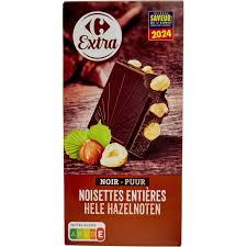 CARREFOUR Chocolat Noir aux Noisettes 200g