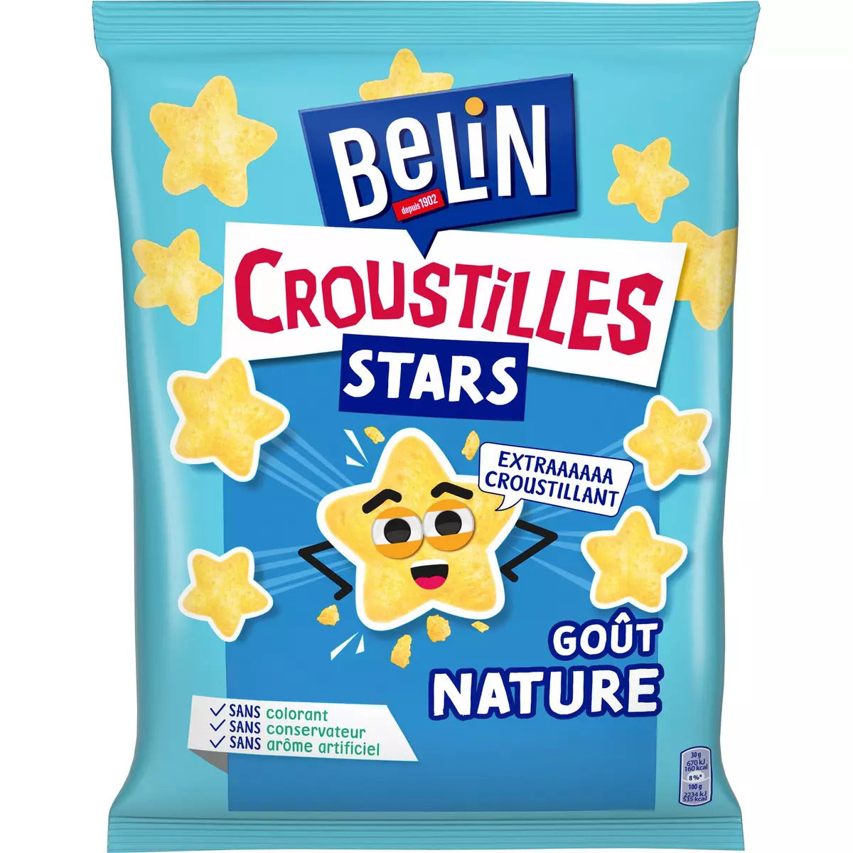 BELIN Croustilles Stars Nature 90g