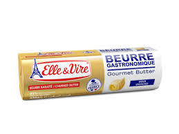 ELLE & VIRE Beurre Doux en Rouleau 500g