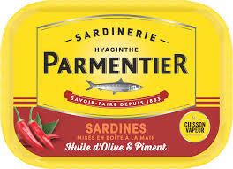 PARMENTIER Sardines à l'Huile d'Olive et Piment 135g