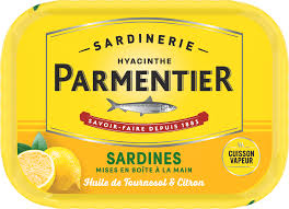 PARMENTIER Sardines à l'Huile de Tournesol et Citron 135g