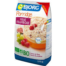 BJORG BIO Porridge Figue & Framboise 375 g